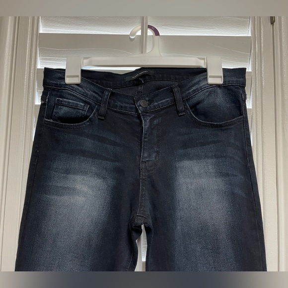 Flying Monkey Black/Blue Dark Wash Low Rise Skinny Jeans - Size 29 - Picture 8 of 9